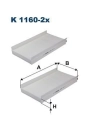 FILTRON K1160-2X | Polen Filtresi 04-10 5-Seri (E60)