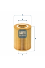 UFI 25.004.00 | Yağ Filtresi BMW E36 E46 E38 E39 E60 E65 E83 E53 Z3 E36 Z4 E85