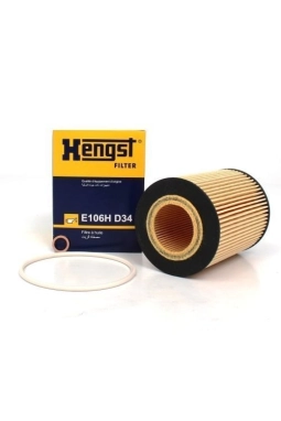 HENGST E106HD34 | Bmw E60 Kasa 520i-530i M54 Yağ Filtresi