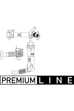 MAHLE CE21000P | EGR Valfi 99-3-Seri (E46-E90) 5-Seri (E60) X3
