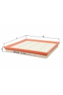 MAHLE LX2525 | Hava Filtresi 09-5-Seri (F07-F10-F11) 7-Seri (F01-F02-F03-F04) X3-X4-X5-X6
