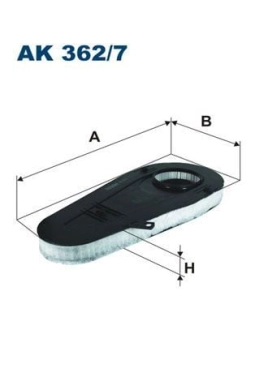 FILTRON AK362-7 | Hava Filtresi 10-5-Seri (F07-F10-F11-F18) 7-Seri (F01-F02-F03-F04)