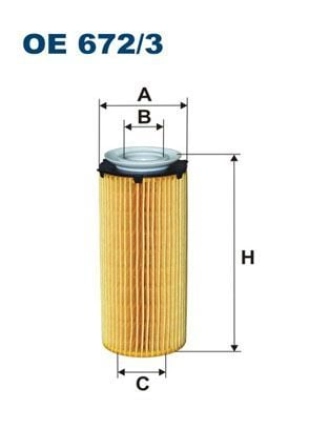 FILTRON OE672-3 | Yağ Filtresi 09-3-Seri (E90-E91-E92) 5-Seri (F07-F10-F11) 7-Seri (F01-F02-F03-F04) X5