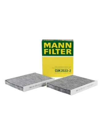 MANN CUK2533-2 | Bmw 5 Seri F10 Kasa Karbonlu Klima Polen Filtresi Çiftli
