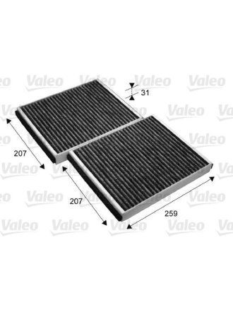 VALEO 715690 | Klima Filtresi (BMW F01-F02-F04-F07-F10 Karbonlu)