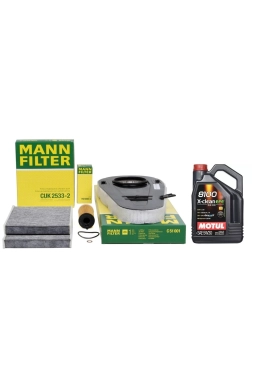 Bmw F10 Kasa 525dx Periyodik Bakım Filtre Seti Mann Marka Motul 5W30 EFE Mazotsuz