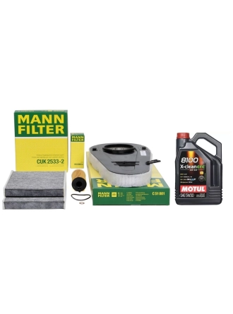 Bmw F10 Kasa 525dx Periyodik Bakım Filtre Seti Mann Marka Motul 5W30 EFE Mazotsuz