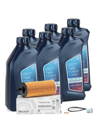 Bmw F10 Kasa 520 N47 Motor Yağ Filtresi Ve Motor Yağı Orijinal