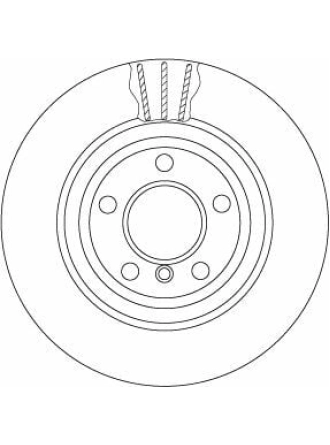 TRW DF6617S | Disk Arka (Ad) 10-Bw.5-Seri F10-F11 (Kutu Fıyat Tek) | 2 Adet