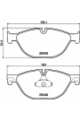 HELLA PAGİD 8DB355015-251 | Fren Balatası Ön BMW F01-F02-F10