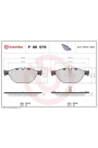 BREMBO P06076 | Fren Balatası F-01 / 02 / 10 Ön