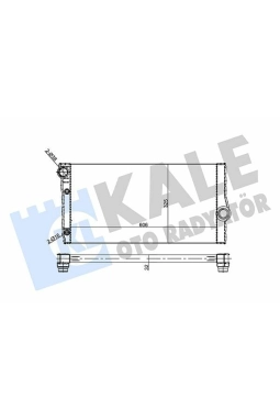 KALE 355685 | Radyatör 10-5-Seri (F07-F10) 7-Seri (F01-F02-F03-F04)