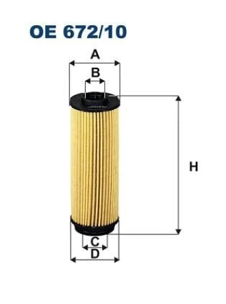 FILTRON OE672-10 | Yağ Filtresi 16-1-Seri (F20-F21) 3-Seri (F30-F31-F34-F80) X3-X4-X5