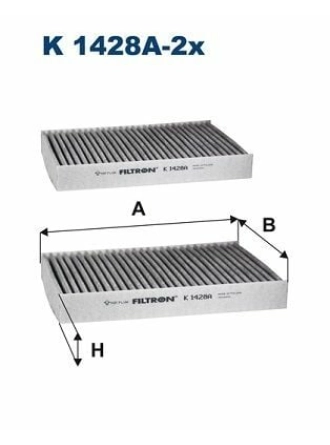 FILTRON K1428A-2X | Polen Filtresi 17-5-Seri (F90-G30-G31) 7-Seri (G11-G12) X5-X6 + Ca