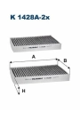 FILTRON K1428A-2X | Polen Filtresi 17-5-Seri (F90-G30-G31) 7-Seri (G11-G12) X5-X6 + Ca