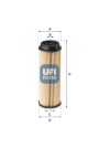 UFI 25.252.00 | Yağ Filtresi 16-1-Seri (F20-F21) 3-Seri (F30-F31-F34-F80) X3-X4-X5 **Oe**