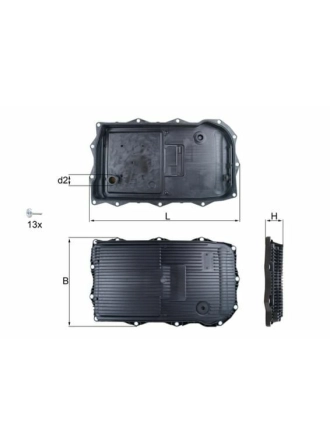 MAHLE HX184KIT | Yağ Karteri 10-1-Seri (F20-F21) 3-Seri (F30-F31) 5-Seri (F10-F11) + Os