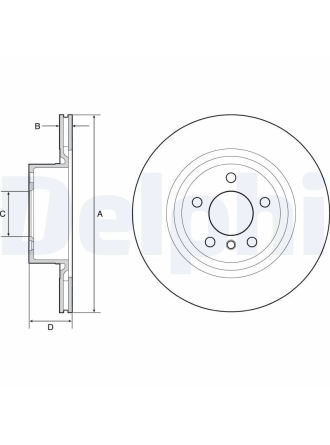 DELPHI BG4644C | Disk Arka 11-X3 | 1 Adet