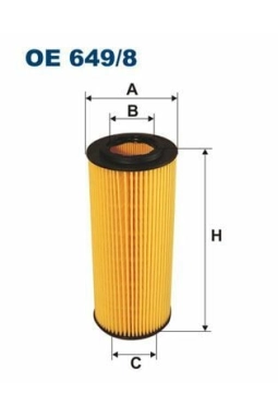 FILTRON OE649-8 | Yağ Filtresi 03-3S-E46-E90-5S-E60-X3-X5-X6
