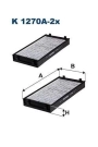 FILTRON K1270A-2X | Polen Filtresi 06-X5 (E70-F15-F85) X6 (E71-E72-F16-F86) + Ca