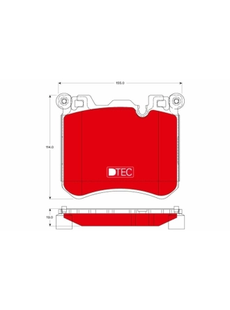 TRW GDB1826DTE | Fren Balata Ön 10-X5-X6