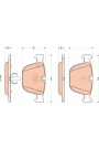 TRW GDB1892 | Fren Balata Arka 10-X5 (E70-F15-F85) X6 (E71-E72-F16-F86)