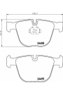 HELLA PAGİD 8DB355013-171 | Fren Balatası Arka BMW E70-E71 5.0