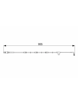 BOSCH 1987473028 | Fren Balata Kablosu On 08-X5 (E70) X6 (E71-E72)