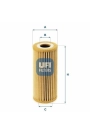 UFI 25.067.00 | Yağ Filtresi 04-13 A-Seri (W168-W169) A180