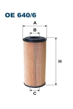FILTRON OE640-6 | Yağ Filtresi 04-13 A-Seri (W168-W169) A180