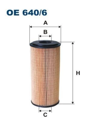 FILTRON OE640-6 | Yağ Filtresi 04-13 A-Seri (W168-W169) A180