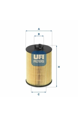 UFI 25.063.00 | Yağ Filtresi 05-13 A-Seri (W169) B-Seri (W245)