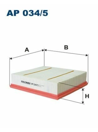 FILTRON AP034-5 | Hava Filtresi 13-A-Seri (A180-A200) B-Seri (B180-B200)