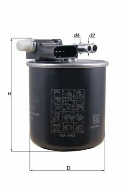 MAHLE KL911 | Mazot Filtresi 12-A-Seri (W176) C-Seri (W204-S204) E-Seri (W212)
