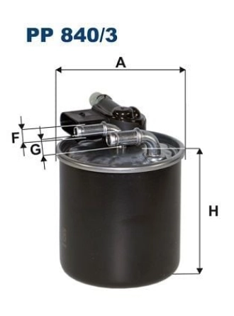 FILTRON PP840-3 | Mazot Filtresi 12-A-Seri (W176) C-Seri (W204-S204) E-Seri (W212)