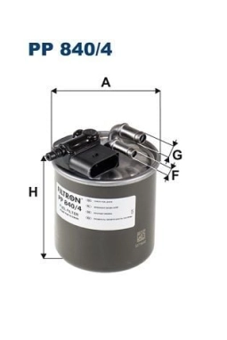 FILTRON PP840-4 | Mazot Filtresi 13-A-Seri (W176) B-Seri (W242-W246) 06-Sprinter-Vito