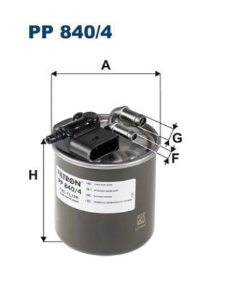 FILTRON PP840-4 | Mazot Filtresi 13-A-Seri (W176) B-Seri (W242-W246) 06-Sprinter-Vito