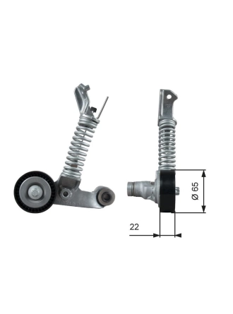 GATES T39373 | V Kayış Gergisi + Amortisör 12-A-Seri (W176) B-Seri (W242-W246)