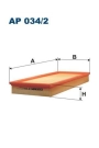 FILTRON AP034-2 | Hava Filtresi 05-12 A-Seri (W169) B-Seri (W245)