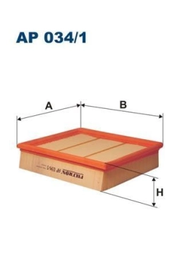 FILTRON AP034-1 | Hava Filtresi 05-12 A-Seri (W169) B-Seri (W245)