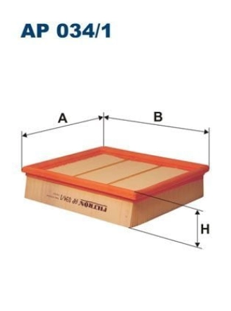 FILTRON AP034-1 | Hava Filtresi 05-12 A-Seri (W169) B-Seri (W245)