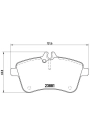 BREMBO P50057 | Fren Balatası (Mercedes W169-245 On Dıesel)
