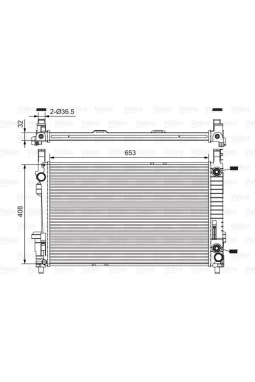 VALEO 734378 | Motor Su Radyatörü A-Class W169 04-12 B-Class W245 05-11