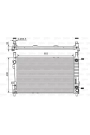 VALEO 734378 | Motor Su Radyatörü A-Class W169 04-12 B-Class W245 05-11