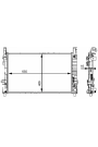 MAHLE CR661000S | Motor Su Radyatörü W169 04-12 W245 05-11