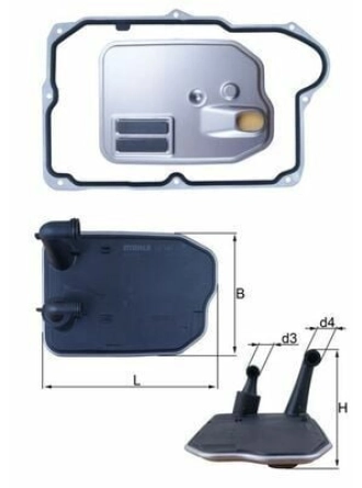 MAHLE HX161D | Şanzıman Filtresi 12-A-Seri (W176) B-Seri (W246-W247) CLA