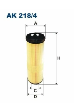 FILTRON AK218-4 | Hava Filtresi 01-C-Seri (W203-S203)