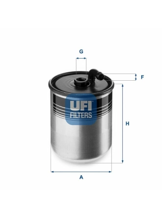 UFI 24.429.00 | Yakıt Filtresi (Mercedes Om611-Om612 / C-Serisi (W203) 01-07 / CLK (C209) 02-09)