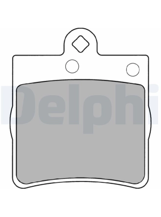 DELPHI LP1403 | Fren Balata Arka C.S-S203
