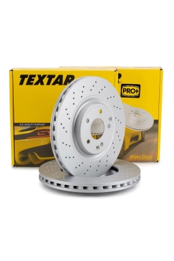 TEXTAR 92119805 | Mercedes W203 C180 Sport Ön Fren Disk Takımı Delikli